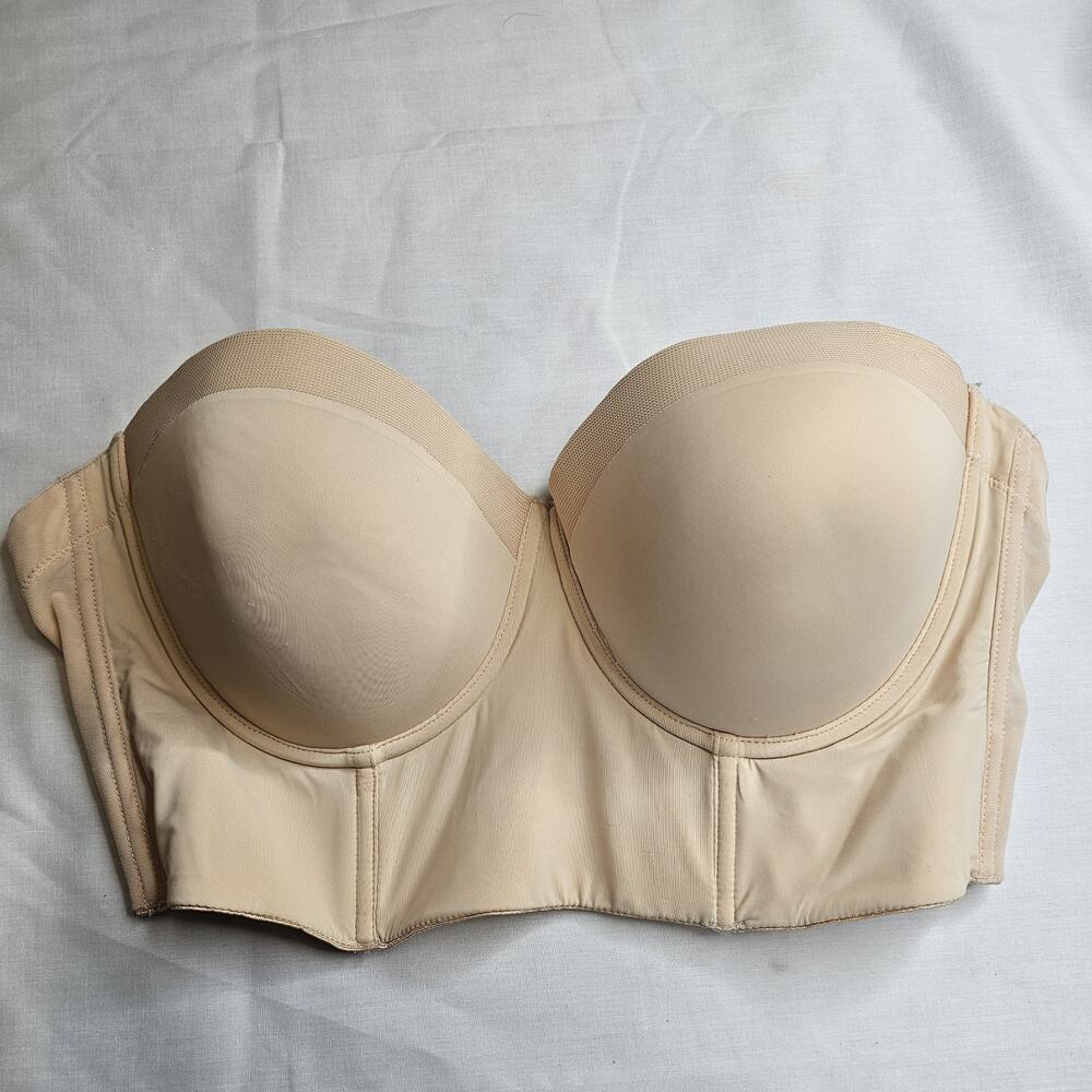 Lively The Low Back Strapless Bra - Toasted Almond - Size 36D